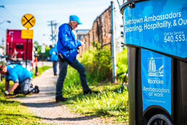 Downtown Roanoke Inc. Ambassadors Clean, Help and Connect One Year Into Program